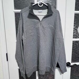 Columbia Gray Quarter-Zip Men's Shirt